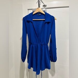 🔥SALE! ✅ Fashion Nova Women’s Romper Size XS Blue Top